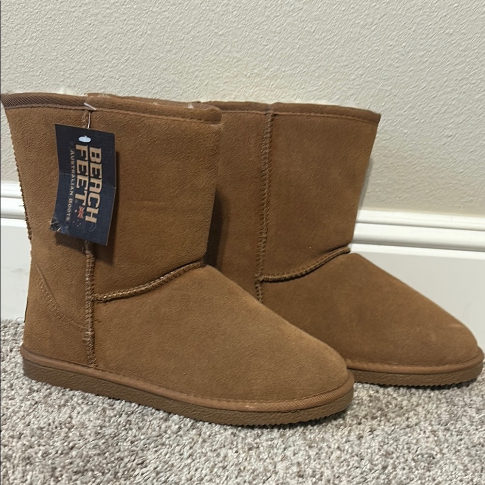 Beach Feet Tan Boots